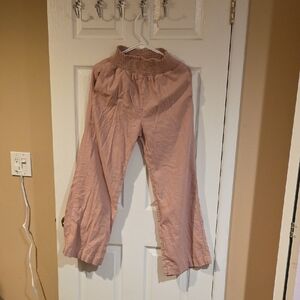 Love Tree Blush Wide Leg Pants
